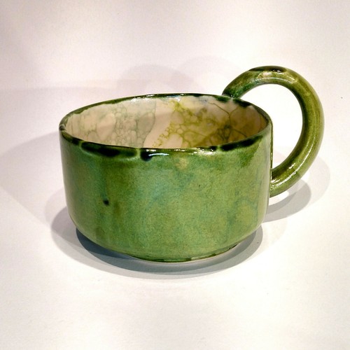 Tazza grande ceramica fatta - in,
