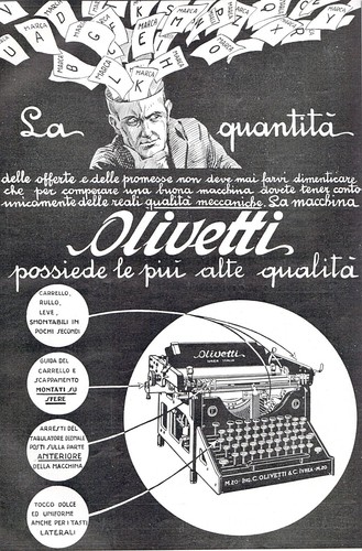 Pubblicita 1922 olivetti 20 - olivetti,