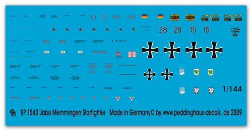 Peddinghaus decals 144 1540 - decals, 1/144