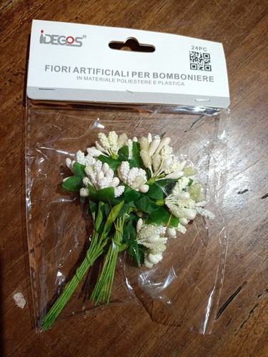 Fiori per bomboniere - fiori, 24pz