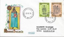 fdc Roma: BOCCACCIO  1975 no