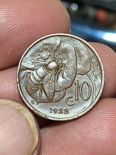 1922 moneta centesimi - moneta,