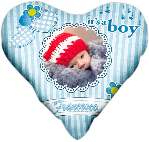 Cuscino personalizzato cuore - cuscino, a