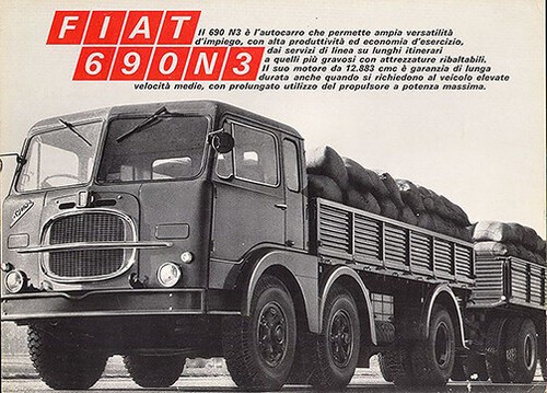 Camion fiat 690 poster - fiat,