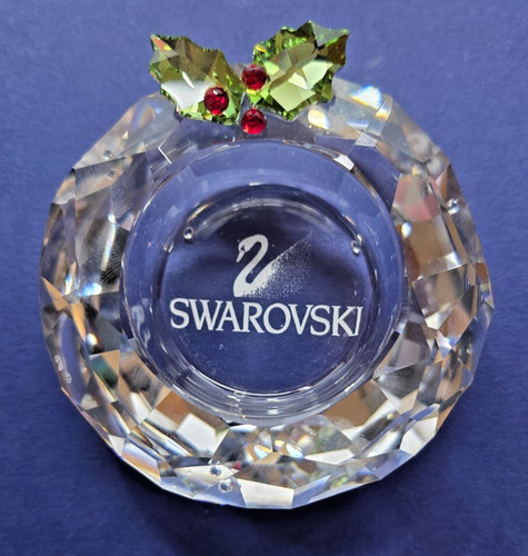 Swarovski holly tea light - tea,