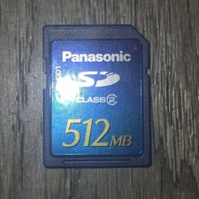 Scheda di memoria Panasonic SD 512 MB *NUOVA