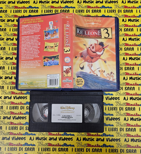 Vhs film leone 3 - il, hakuna