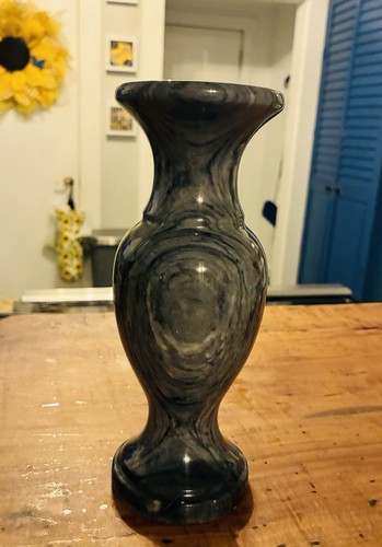 Vaso marmo grigio lucido - in,