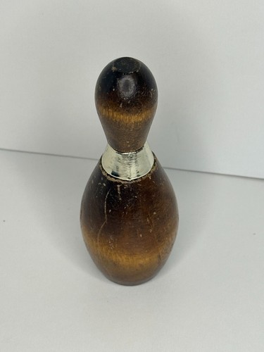 Vintage wooden bowling bar ten - wooden,