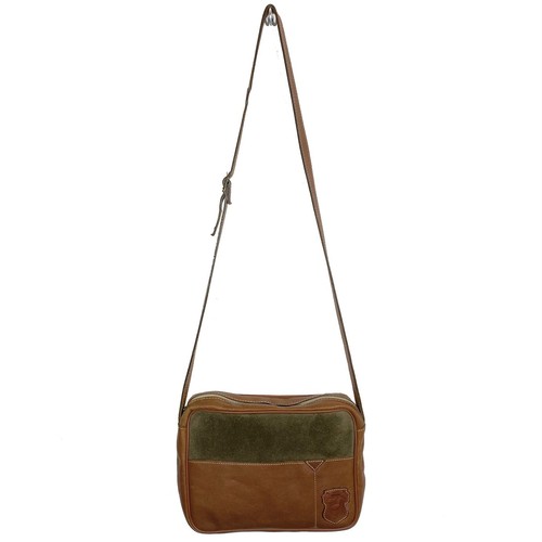 Sacoche cuir marron vintage - cuir,