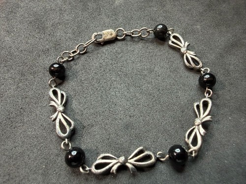 Bracciale maglia fiocco