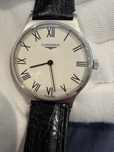 Longines 4427 white roman dial - white,