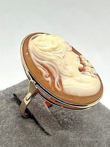 Anello oro 14kt - 14kt, cammeo