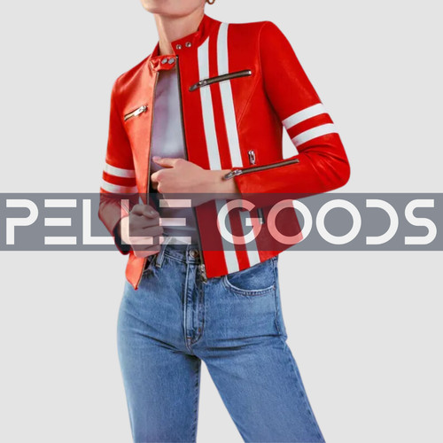 Giacca motociclista donna - giacca,
