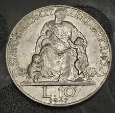 Città del Vaticano 10 lire 1947 Pio XII (1939-1958)