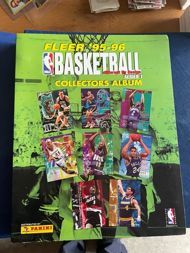 Fleer basketball album - basketball, 95-96