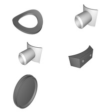 Marmitta Scarico Ricambio per