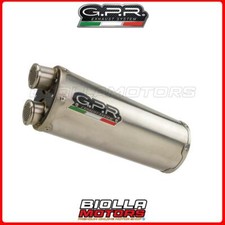 TERMINALE SCARICO GPR Honda XL 750 TRANSALP 750 2024-2025 e5 OMOLOGATO Dual Inox