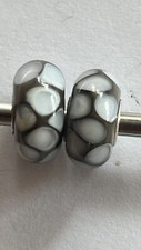Trollbeads Phyton  beads - Long Retired. Duo - Museum Bead