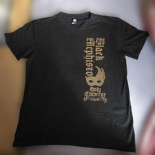 Nuova maglietta Japan Pro Wrestling Taichi nera stampa oro XL usata