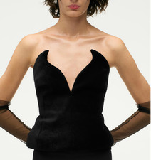 Top corsetto velluto Zara