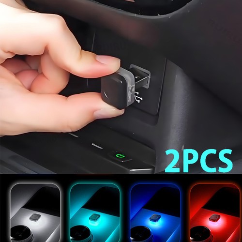 Usb led auto interno - 2x,