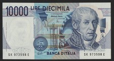 10000 LIRE ALESSANDRO VOLTA