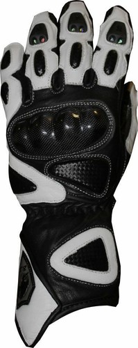 Guanto pelle moto pista - guanto,