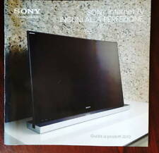 Catalogo SONY 2010 home audio video dépliant brochure tv lcd dvd theatre blu ray