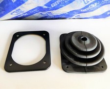 CUFFIA LEVA CAMBIO MARCE COMPLETA DI CORNICE PIASTRA FIAT 500 D-F-R -126 EPOCA