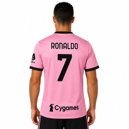 Maglia rosa ronaldo juventus - rosa,