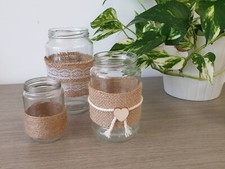 Kit centro tavola vasetti in