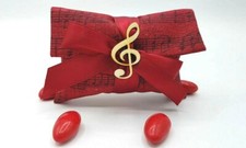 Sacchetto confetti laurea note