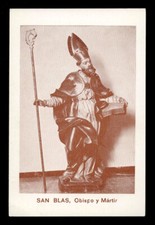 santino-holy card"S.BIAGIO V.M. DI SEBASTE