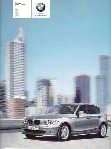 Catalogue brochure bmw serie - serie, 1