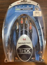 Nuovo Monster 600 Ultra Stereo Audio RCA THX Interconnect 4 piedi SIGILLATO IN FABBRICA NUOVO!