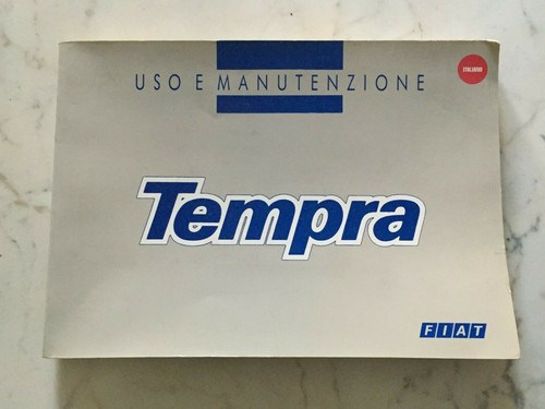 Fiat tempra 1995 manuale - tempra,