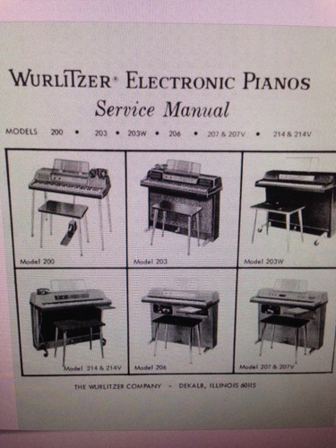 Manuale servizio wurlitzer - di,