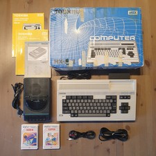Toshiba MSX HX-51 + Registratore D6280 + 2 Cassette + Scatola e Cavi -Test Ok-T1