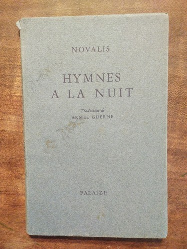Hymnes nuit novalis - À, la