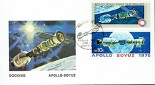 Spazio - USA- Apollo -Soyuz- Docking- Houston 17/7/1975