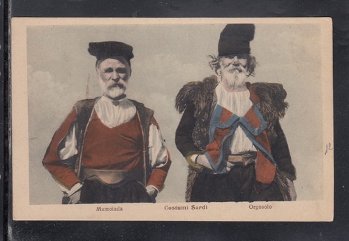 Cartolina costumi sardi - cartolina,