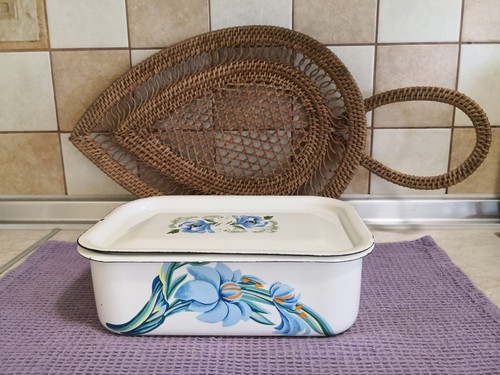 Scatola smaltata vintage - , anni