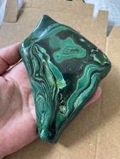 Large Malachite Freeform Slice