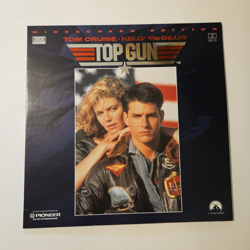 Top gun laserdisc 1986 - top,
