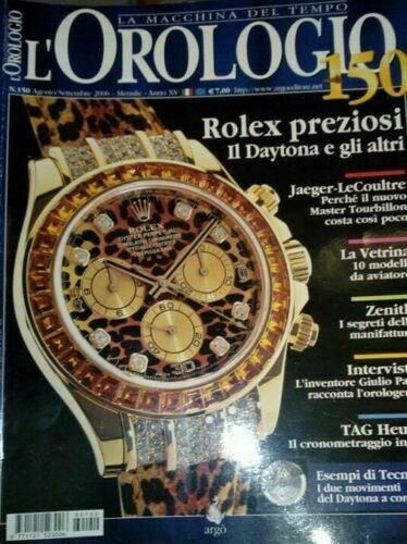 Rivista orologio la - l'orologio,