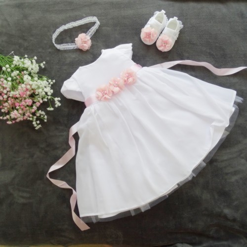 Set pezzi abito battesimo - set, 3