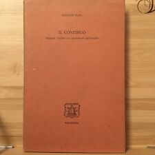 Il Continuo. Indagini critiche