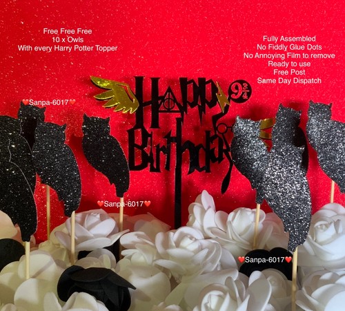 Cake topper ali gufo - topper,