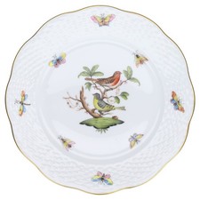 Piatto da torta forma 517 motivo E Herend Ungheria forma Osier Rothschild